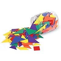 Learning Resources Classpack Tangrams, Set of 30 (210 pcs), 6 assorted Colors