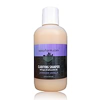 The Clarifying Shampoo Sulfate and Paraben Free with Lavender-Vanilla Essential Oils, 12 oz.