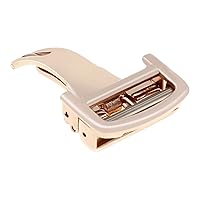 Ewatchparts 16MM DEPLOYMENT BAND BUCKLE CLASP COMPATIBLE WITH CARTIER LEATHER BAND OR RUBBER STRAP ROSE