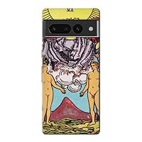 R2763 Lovers Tarot Card Case Cover for Google Pixel 7 Pro