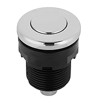 Pneumatic Button with Stainless Steel 304 Spring and Silicone Gasket,Waterproof Air Pressure Switch, Air Pressurize Switch for Garbage Waste Disposal Processor Accessory, Waterproof Air Pressure