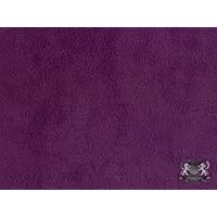 Fleece Blanket Solid Fabric Sold by The Yard (Eggplant)
