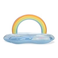 FUNBOY Giant Rainbow Cloud Pool Float 6 FT Long with Large Arching Rainbow and Floating Cloud Effect, Perfect for a Summer Pool Party, Large