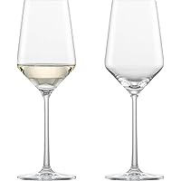 ZWIESEL GLAS M122349 Wine Glass, Pure for General White Wine, Riesling Ring, Set of 2, Machine Made