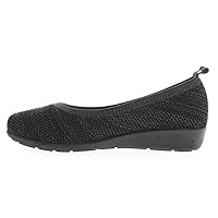 Propet Womens Yen Ballet Flat Flats Casual - Black