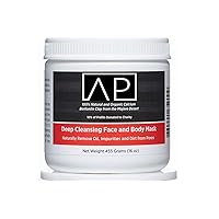 Indian Healing Clay, Deep Pore Cleansing Face & Body Mask Powder, STERILIZED Without Radiation, Chemicals or Preservatives, 100% Natural & Organic Calcium Bentonite Clay, 16 Oz