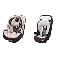 Safety 1st Grow and Go All-in-One Convertible Car Seat & Grand 2-in-1 Booster Car Seat, Extended Use: Forward-Facing with Harness, 30-65 pounds and Belt-Positioning Booster, 40-120 pounds, Dunes Edge