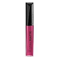 London Stay Matte Liquid Lip Color with Full Coverage Kiss-Proof Waterproof Matte Lipstick Formula that Lasts 12 Hours - 820 Heartbeat, .21oz