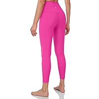 HeyNuts Pure&Plain Workout Pro/Yoga Pro 7/8 Athletic Leggings for Women, High Waisted Compression Tummy Control Pants 25''
