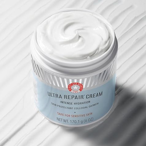 Ultra Repair Cream Intense Hydration Moisturizer for Face and Body – Rich Whipped Texture Strengthens Skin Barrier + Instantly Relieves Dry, Distressed Skin + Eczema – 6 oz