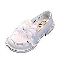 Toddler Girl Sneakers Size 6 Toddler Little Kid Girls British Style School Bowknot Shoes Size 1 Girls Sneakers