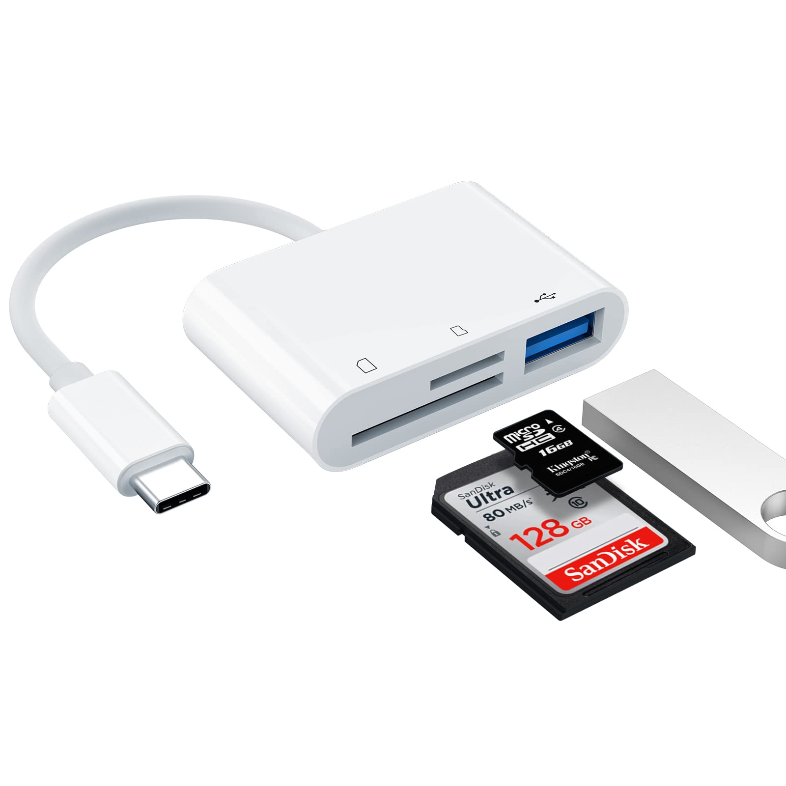 Mua USB C SD Card Reader Adapter, iHoryson Type C Micro SD TF Card .
