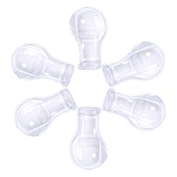 LittleForBig Adult Extra Large Sized Replacement Transparent Pacifier Teats Value 6 Pack