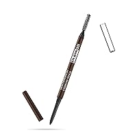 PUPA Milano High Definition Eyebrow Pencil - Easily Shape And Define Flawless Eyebrows - Fill And Volumize For Beautiful Thick Brows - Sculpt Your Arches With Smooth Precision - 001 Blonde - 0.003 Oz