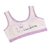 Cute Baby Girl Clothe Girls Vest Underwear Underclothes Undies Bra Children Sport Printing Girls Outfits&Set Toddler Outfits (Purple, One Size)