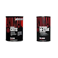 Animal Cuts Thermogenic Fat Burner Weight Loss Pills M-Stak Muscle Building Stack - 21 Count