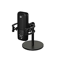Elgato Wave:3 – USB Condenser Microphone and Digital Mixer with Elgato Wave Shock Mount: Maximum isolation from vibration noise, steel chassis