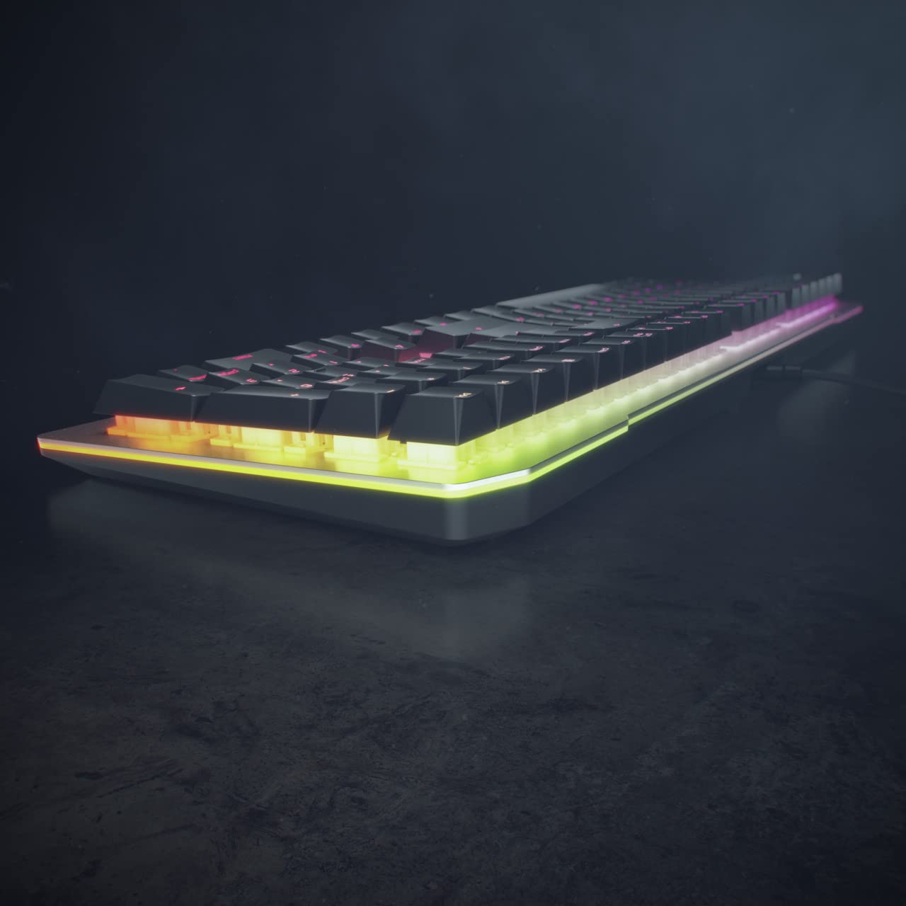 Cherry MV 3.0 Viola Wired Mechanical Gaming Keyboard. RGB Backlight with Cross Linear Viola Switches. from The Makers of The MX Switch. (Black)