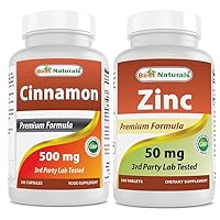 Cinnamon 500 mg & Zinc Gluconate 50mg