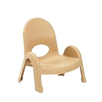 Angeles Value Stack Kids Chair, Natural Tan - 5