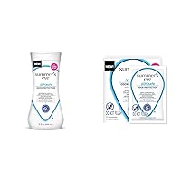 Feminine Wash 15 Fl Oz & Wipes 12 ct Bundle with Boric Acid Complex, Clinically Tested pH Balanced Vaginal Odor Control