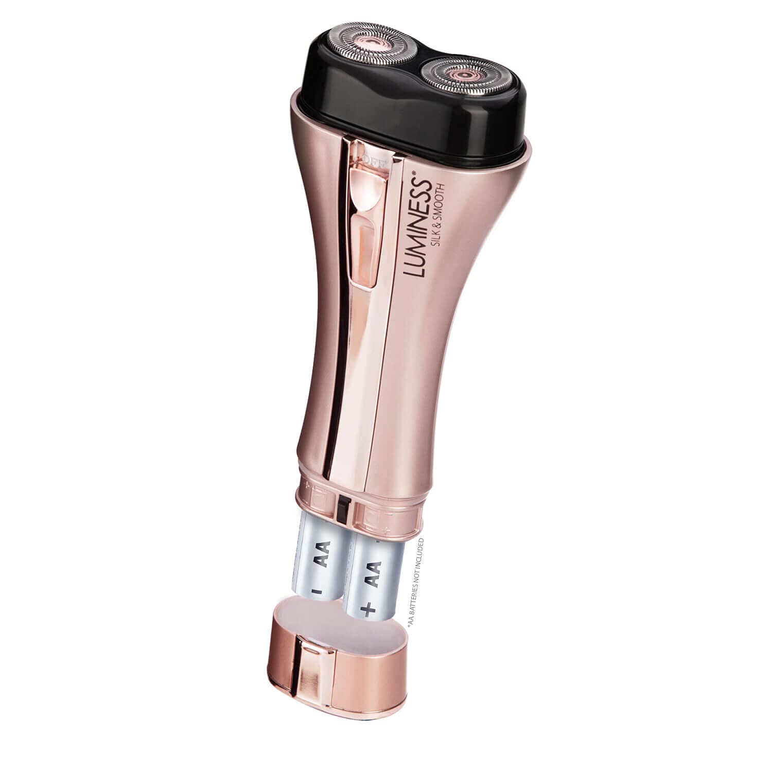 LUMINESS Silk & Smooth Duo Blade Hair Remover, Rose Gold