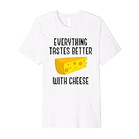 Ironic Saying Life With Cheese Cheesemaker Food Premium T-Shirt