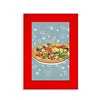Onion Pizza Italy Tomato Foods Picture Display Art Red Photo Frame