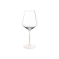 Villeroy & Boch - Manufacture Rock Blanc red Wine Goblet Set, 4 pcs. Set of Drinking Glasses for red Wine, 470 ml, Crystal Glass, matt White Slate Look