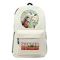 Hunter X Hunter Anime Cosplay Backpack Casual Daypack Day Trip Travel Hiking Bag Carry on Bags Beige /3