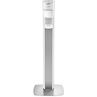 PURELL MESSENGER Floor Stand with ES6 Automatic Dispenser, White (Pack of 1) - 7306-DS-SLV