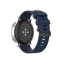 Silicone Watch Sport 20mm Universal, 22mm Universal Sport Silicone Watch Band Bip Strap (Color : Medium, Size : 20mm Universal)