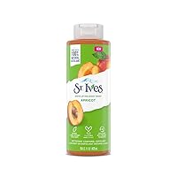 St. Ives Exfoliating Apricot Body Wash/Shower gel For Women| 100% Natural Extracts | Cruelty Free | Paraben Free |473ml, White