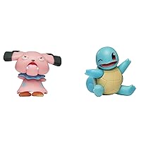 Pokemon Battle Ready 2 Figure Pack Squirtle and Snubbull Action minifig