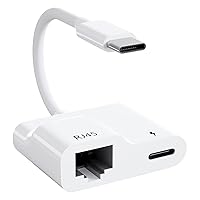 WALNEW USB C to 2.5Gbps Ethernet Adapter, USBC to RJ45 Lan Connector,Cat  Network Cable Converter to Type-C Thunderbolt 3 for Mac,iMac,Macbook,iPad  Pro Air,Dell XPS,Surface Laptop,Chromebook,Galaxy Tab 