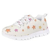 Kids Shoes Boys & Girls Sneakers Stars 3D Printed Shoes Light Breathable Running Shoes for Outdoor Sports