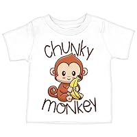 Chunky Monkey Baby T-Shirt - Animal Lover Clothing - Monkey Fan Clothing