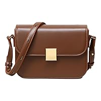 JIUFENG Womens Satchel, Shoulder Messenger Bag for Women, Vintage Purse Handbag Brown
