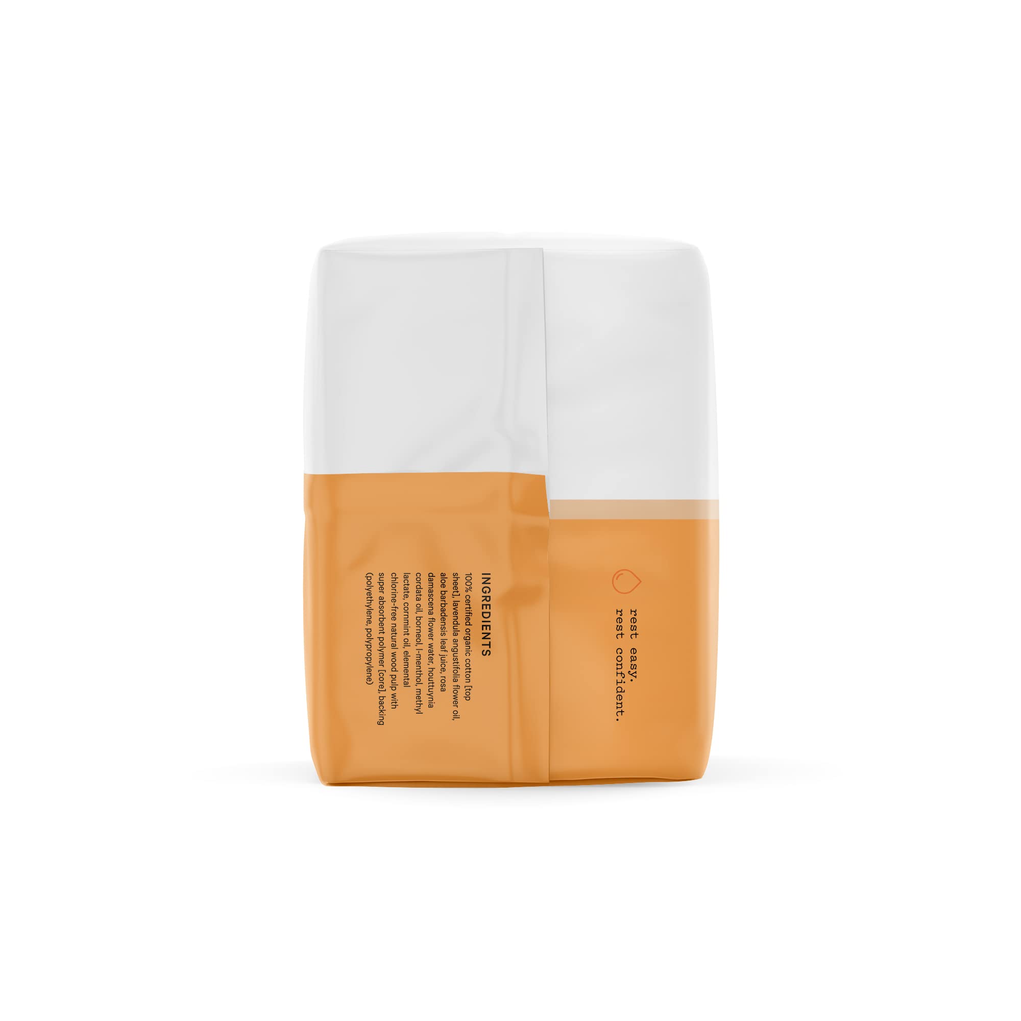 The Honey Pot Company - Overnight Heavy Flow Pads with Wings. Infused w/Essential Oils for Cooling Effect, Organic Cotton Cover, and Ultra-Absorbent Pulp Core. 20 ct.