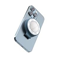 ShiftCam SnapLight - LED Selfie Ring Light with Four Brightness Settings and Built in Battery - Magnetic Mount Snaps on to Any Phone - Flippable Design | Blue Jay