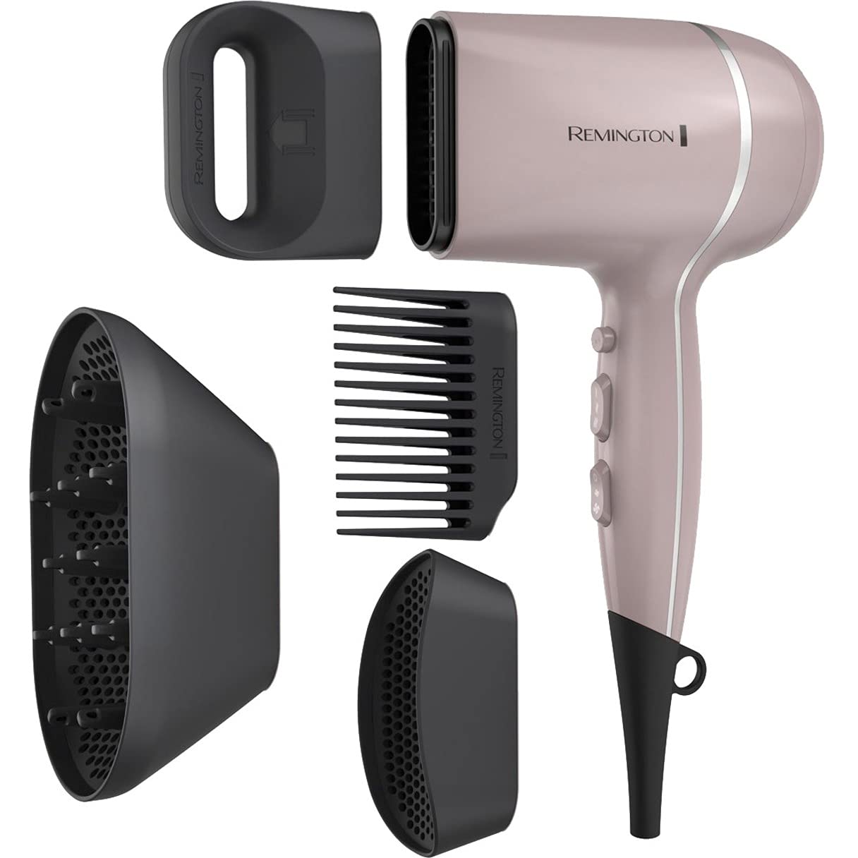 Remington Pro Wet2style Hair Dryer, With Ionic & Ceramic Drying Technology, Mauve, 1875 Watts of Drying Power