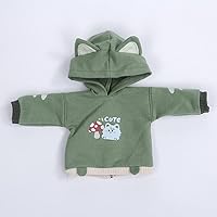 New 1/6 BJD Doll Clothes Cute Cat Sweater for Large 1/6 YOSD, 30cm BJD SD DD Doll Accessories (Green)
