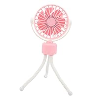 BESTOYARD Folding Fans 1 Set Deformation Folding Fan Multi-function Fan Mini Flexible Fan Foldable Desk Fan Electric Table Fan Stroller Fan Rechargeable Pink Pp Out of Shape Small Table Fan