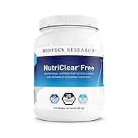 Biotics Research NutriClear ® Free – Easy-to-Use Powder. Nutritional Support for Detoxification and Metabolic Clearing. Glutathione. NAC. 17 g Organic Pea Protein Per Serving. Medium Chain Triglycerid