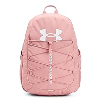 Under Armour Unisex-Adult Hustle Sport Backpack, (673) Pink Fizz/Pink Fizz/White, One Size Fits All