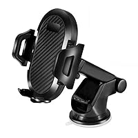 Adjustive Mobile Phone Vehicle Support, Accessory Kits On Desktop; Driving; Mobile Phone, 125x100x20(MM), Black, 1 Piece Vehicle Air Outlet Hook Bracket Cradle Stand Mount