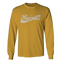 Funny Workout Graphic I Love Burpees Gym Lift Long Sleeve Men's