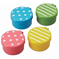 CuteZCute Food Pick, Bento Box, 4 Count (Pack of 1), Blue, Pink, Green, Yellow