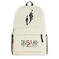 Identity V Anime Cosplay Backpack Casual Daypack Travel Hiking Bag Day Trip Carry on Bags Beige /10