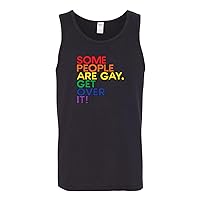 Some People are Gay Get Over It Tank Tops LGTBQ Gay Pride Novelty Tanktop